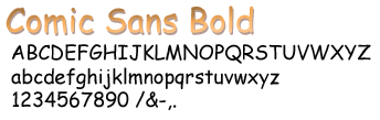 Comic Sans Bold
