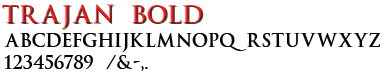 Trajan Bold
