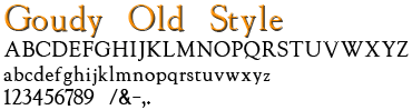 Goudy Old Style