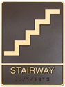 Picture of Bronze ADA Plaque - Stairway Access