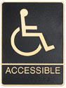 Picture of Bronze ADA Plaque - Wheelchair Accessible