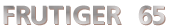 Picture of Channel Letters & Numbers - Frutiger 65