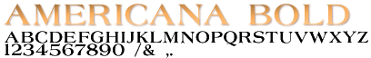 Americana Bold