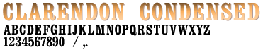 Clarendon Condensed