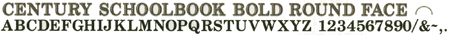Century Schoolbook Bold