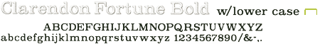 Clarendon Fortune Bold