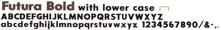 Futura Bold