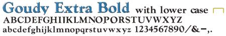 Goudy Extra Bold
