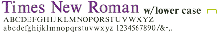 Times New Roman